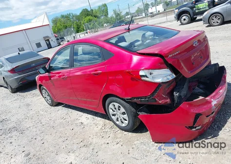 2016 Hyundai Accent Se from USA, damaged, VIN KMHCT4AE1GU021752